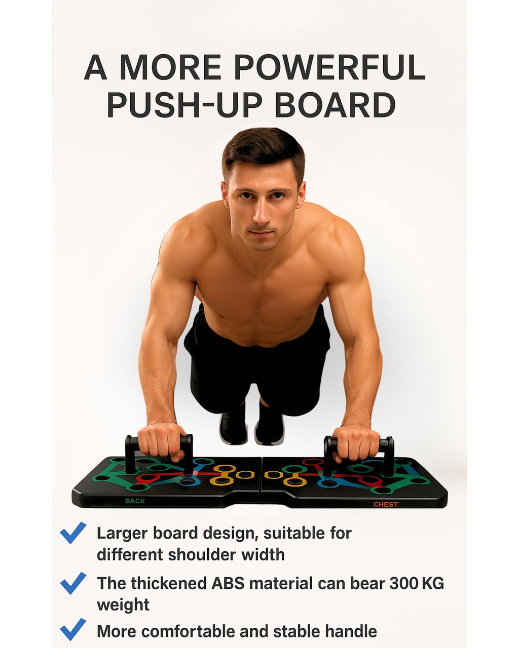 HAVENITY Push Up Board Fitness, Foldable 20 in 1 Push Up Bar at Home Gym, Multi-Functional Pushup Stands for Chest Muscle Exercise, Pushup Stands for Strength Training Portable Exercise Equipment for Men & Women